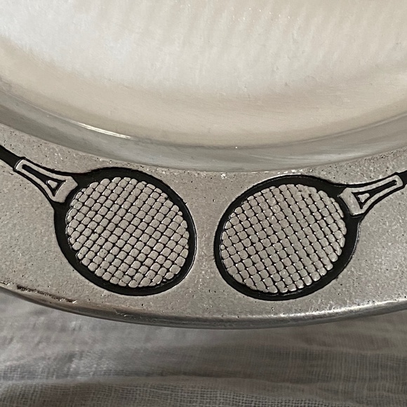 Pewtarex Trophy Plate Dish I Tennis Rim - Picture 7 of 14